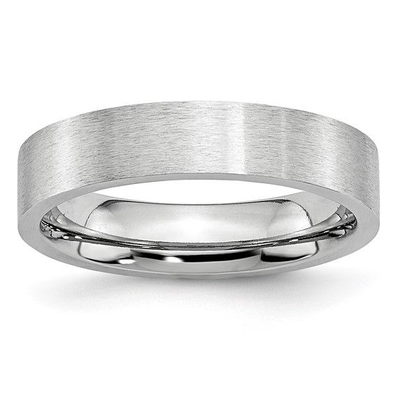 Chisel Cobalt Flat Satin 5mm Band 105$